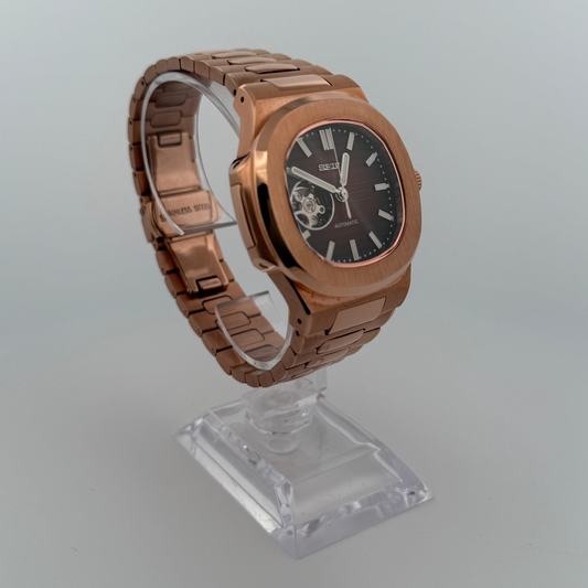 Rose Gold Nautilus - Seiko MOD