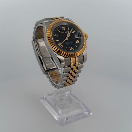 Two-Tone Roman Numeral Datejust - Seiko MOD