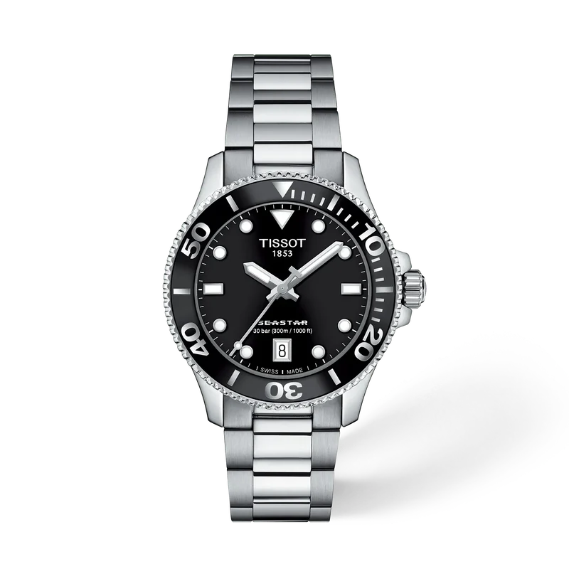 Tissot Seastar 1000 36mm Quartz | Black Dial | T120.210.11.051.00