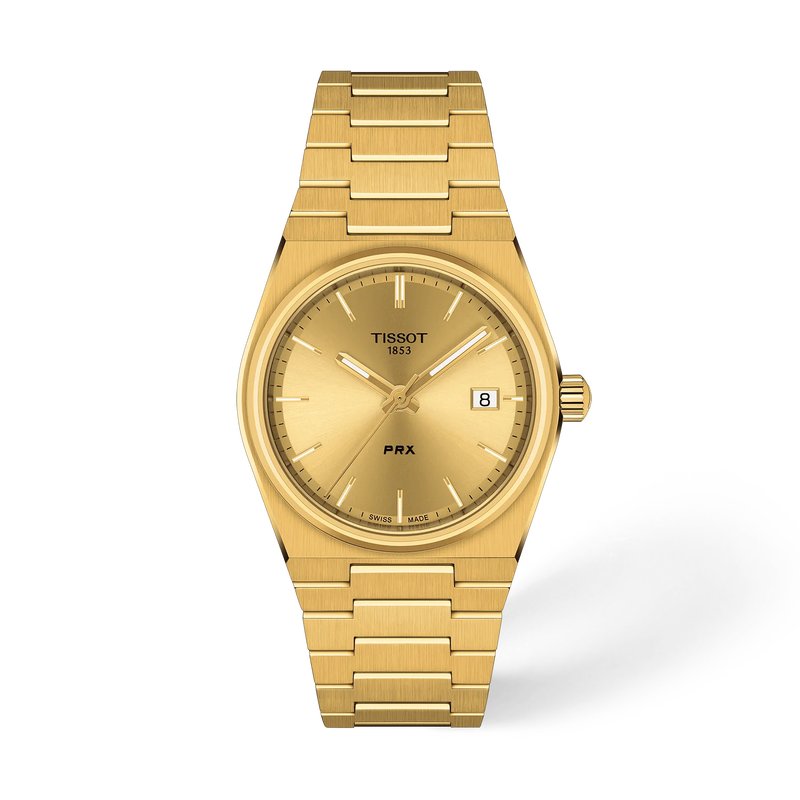 Tissot PRX Quartz | Gold Bracelet w/ Gold Dial 35 mm | T137.210.33.021.00