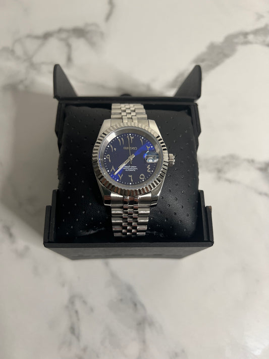 Seiko Mod - Dark Blue Arabic Dial