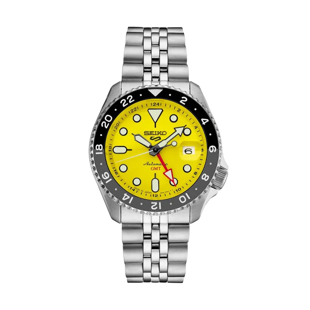 Seiko 5 Sports Automatic GMT | Yellow Dial | SSK017