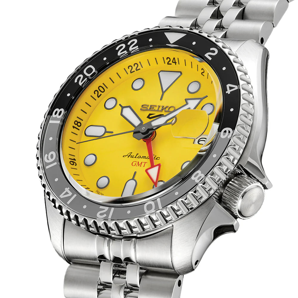 Seiko 5 Sports Automatic GMT | Yellow Dial | SSK017