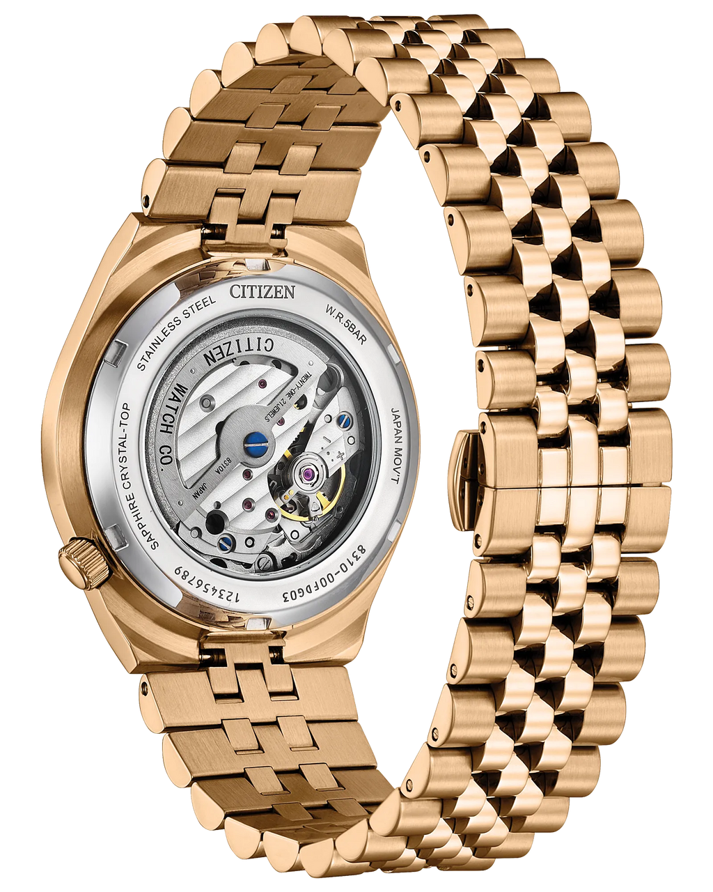 Citizen Tsuyosa 60 Automatic | Rose Gold Blue Dial | NK0023-57L