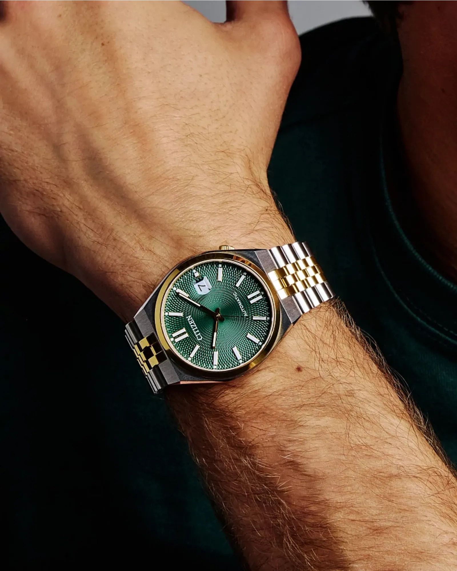 Citizen Tsuyosa 60 Automatic | Two-Tone Green Dial | NK0024-54X