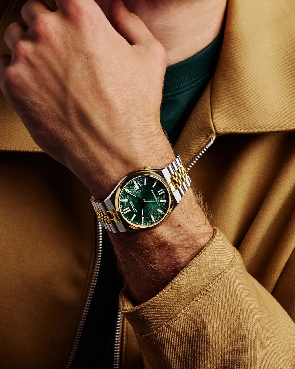 Citizen Tsuyosa 60 Automatic | Two-Tone Green Dial | NK0024-54X
