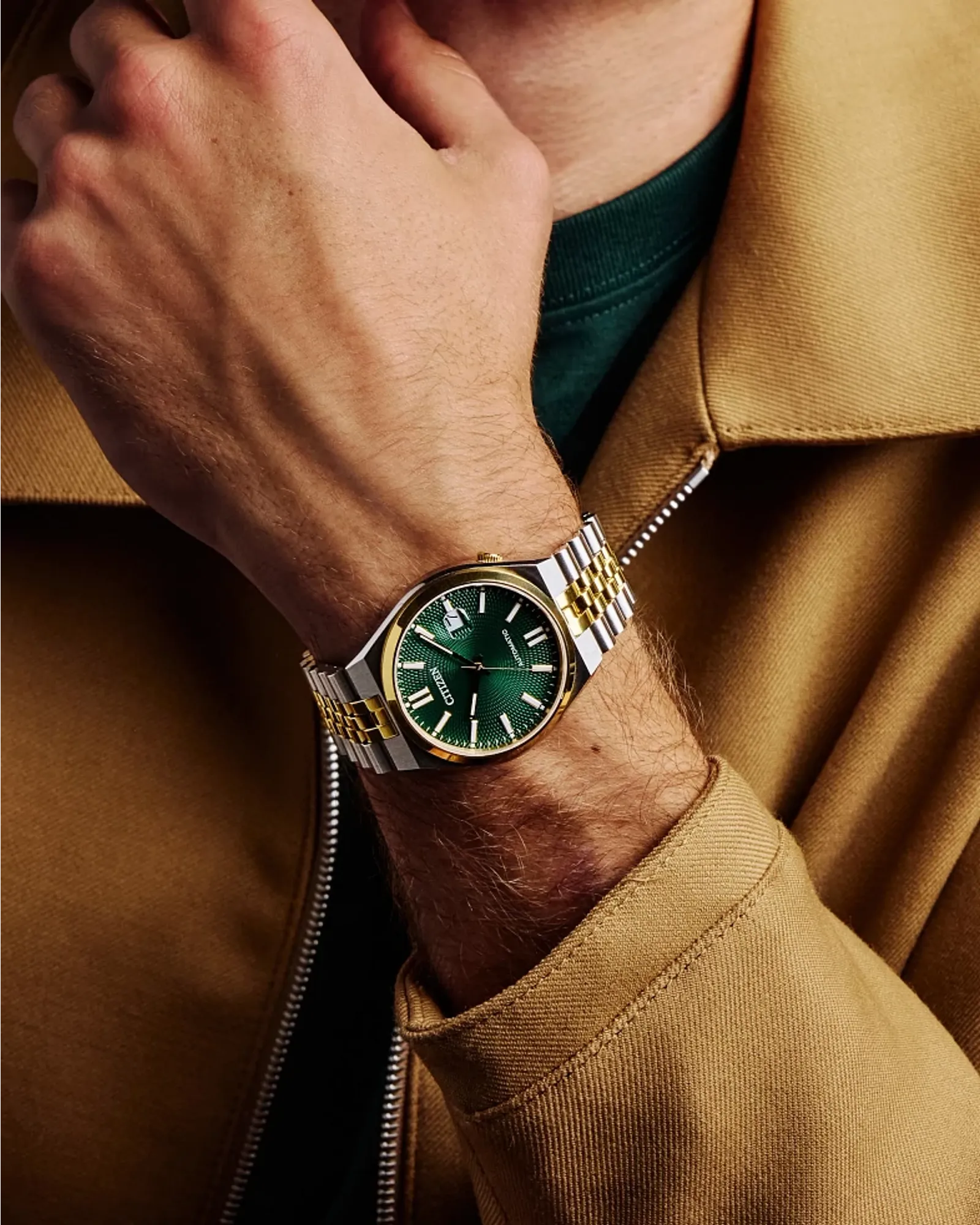 Citizen Tsuyosa 60 Automatic | Two-Tone Green Dial | NK0024-54X