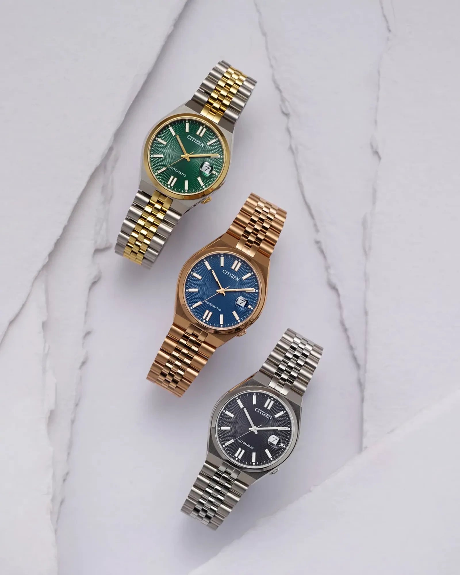 Citizen Tsuyosa 60 Automatic | Two-Tone Green Dial | NK0024-54X