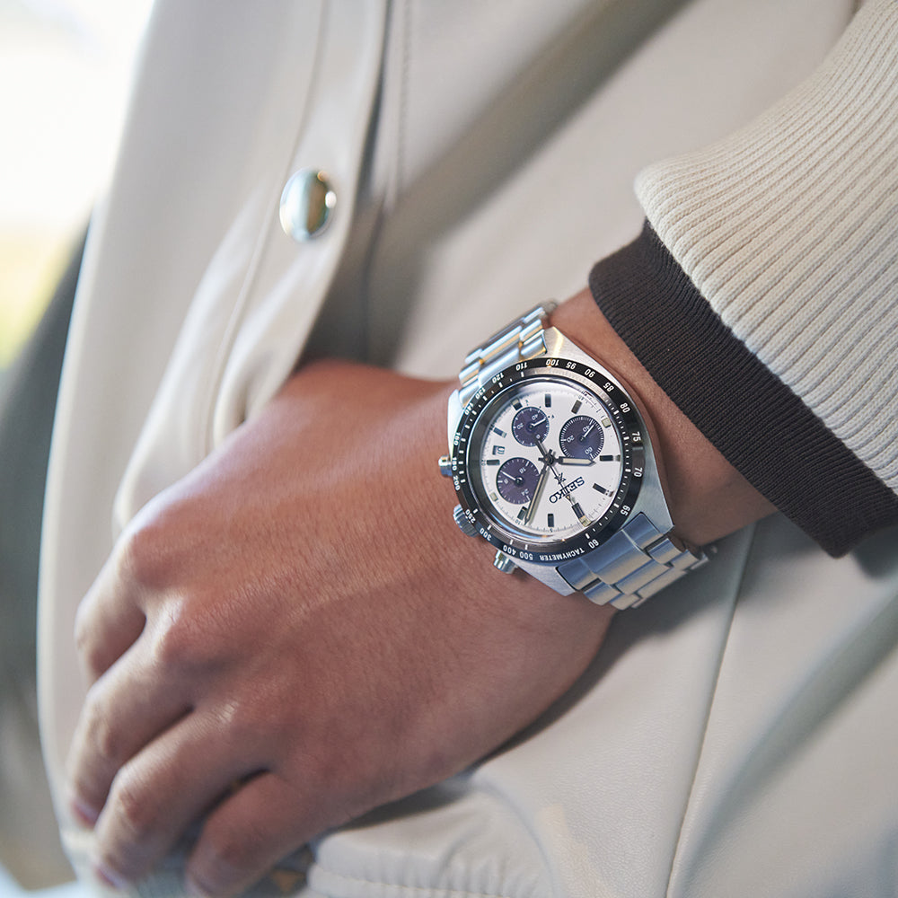 Seiko PROSPEX Speedtimer Solar Chronograph | Panda Dial | SSC813