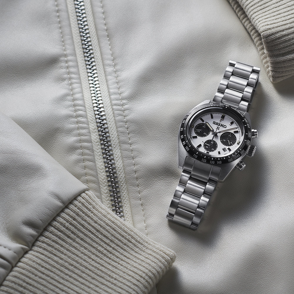 Seiko PROSPEX Speedtimer Solar Chronograph | Panda Dial | SSC813