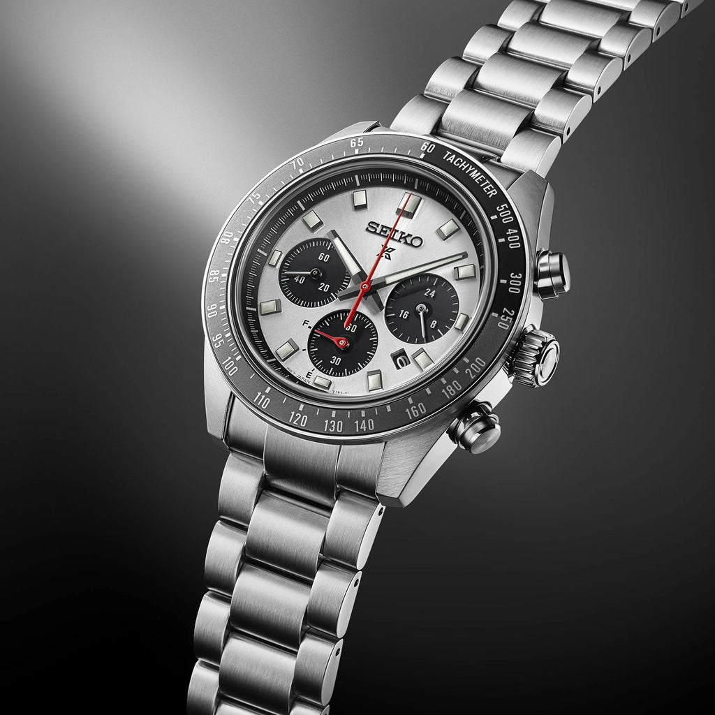 SEIKO PROSPEX - Black/Grey Speedtimer Solar Chronograph | SSC911