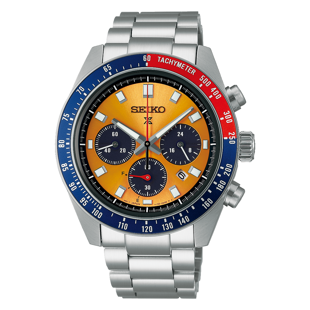 Seiko PROSPEX Speedtimer Solar Chronograph | Sunburst Yellow Dial | SSC947P1