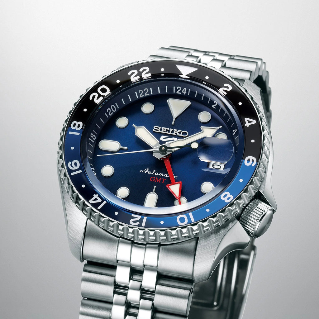 Seiko 5 Sports Automatic GMT | Dark Blue Dial | SSK003