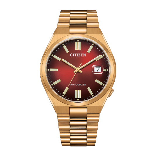 Citizen Tsuyosa Automatic | Rose Gold Red Dial | NJ0153-82X