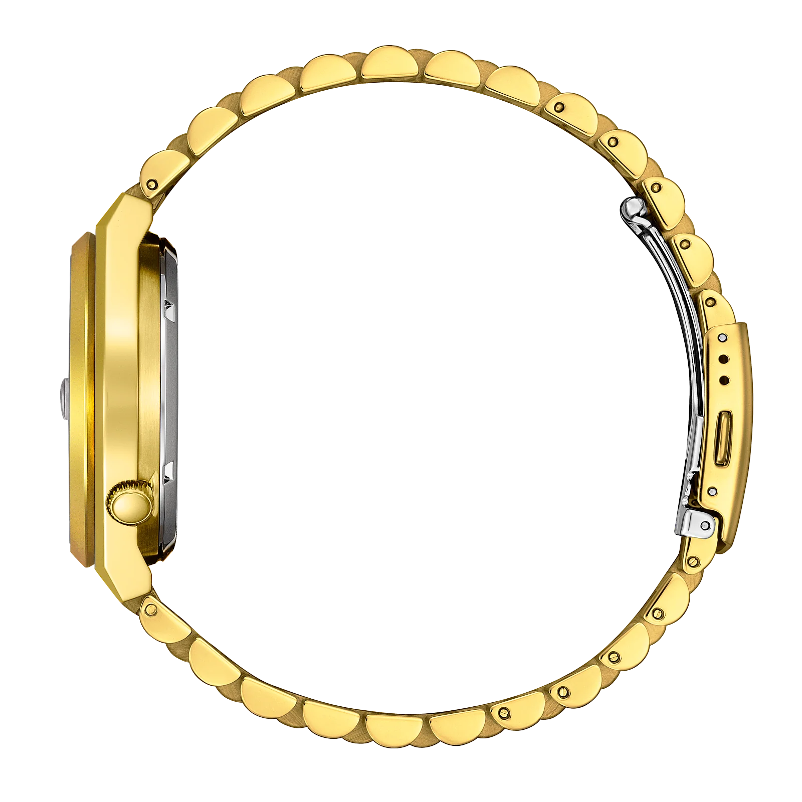 Men's Citizen Tsuyosa Automatic Green Dial Watch in Gold-Tone Stainless Steel (Model NJ0152-51X)