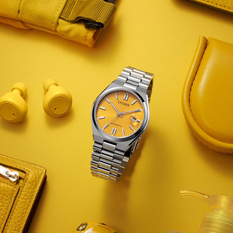 Citizen Tsuyosa Automatic | Yellow Sunray Dial | NJ0150-56Z