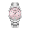 Unisex Citizen Tsuyosa Automatic Watch with Pink Dial (Model: NJ0200-50Z)